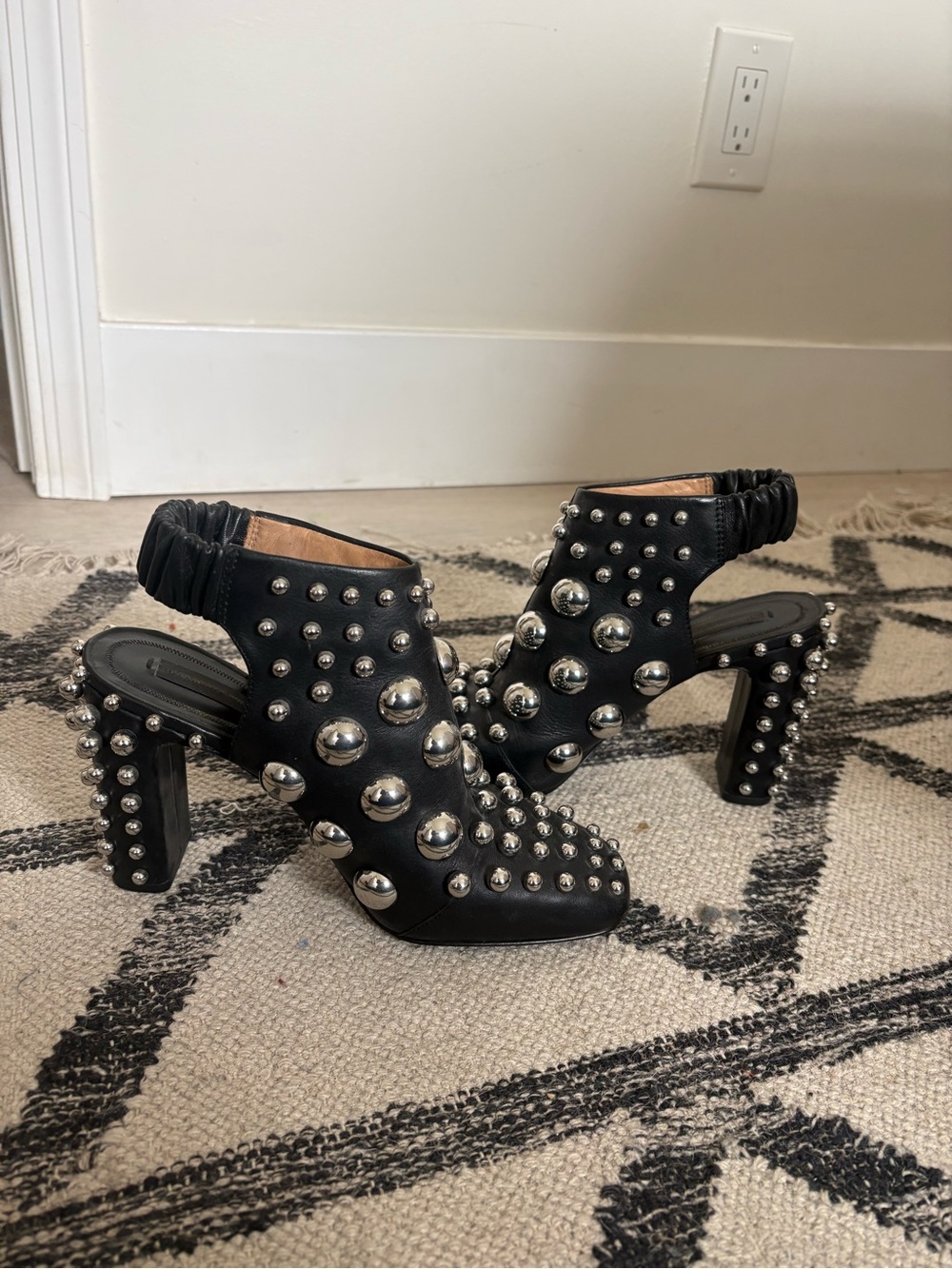 Alexander Wang Studded sling back booties, 7.5 W - Picture 4 of 7